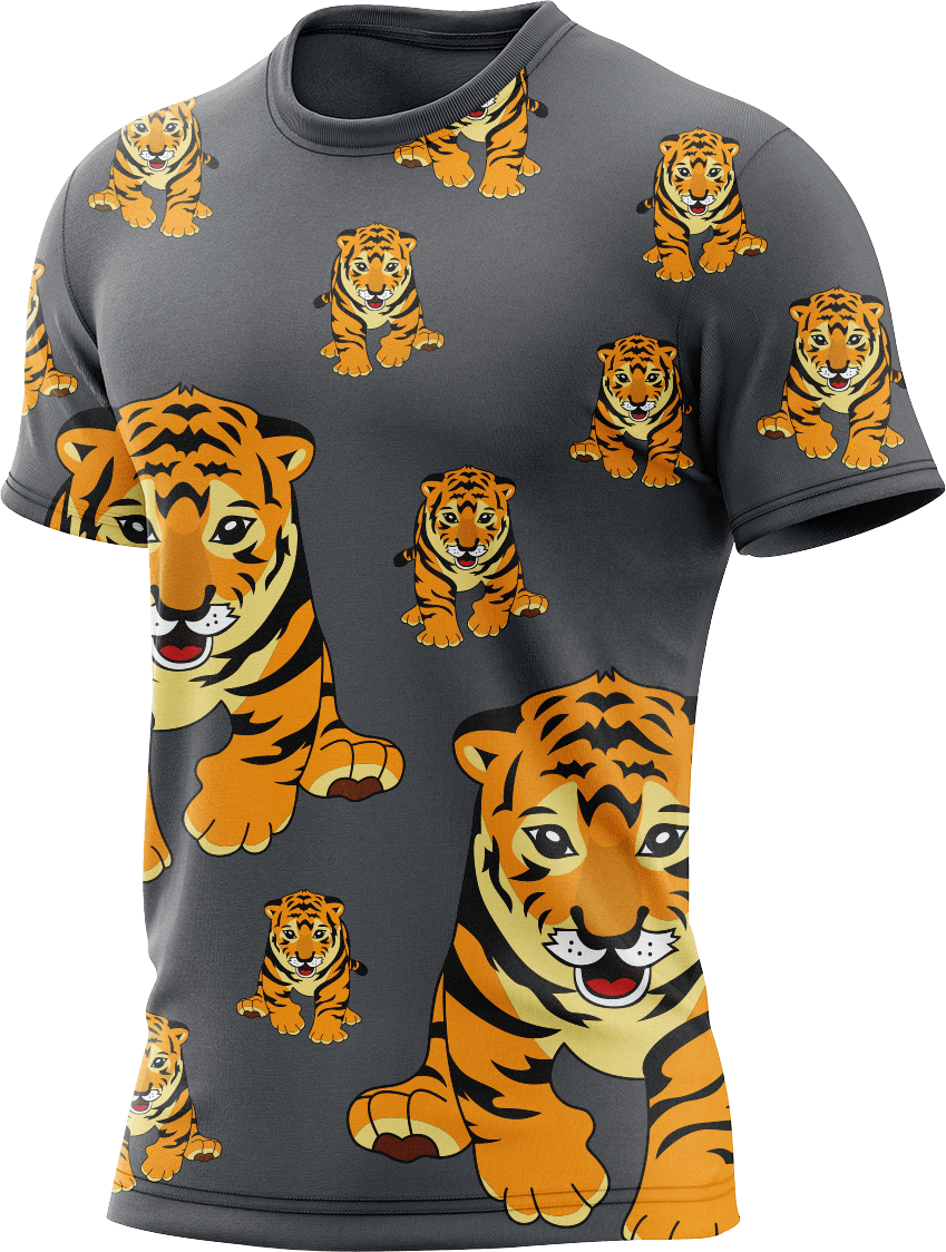 Tuff Tiger Rash T-Shirt Short Sleeve - fungear.com.au