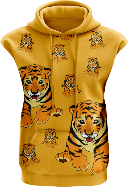 Tufft Tiger Sleeveless Hoodie - fungear.com.au