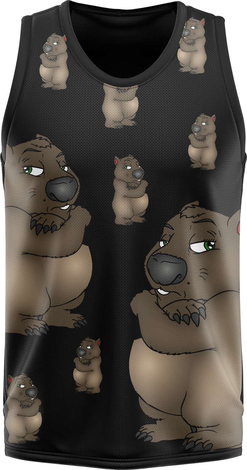 Wally Wombat Basketball Jersey