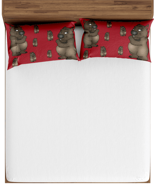 Wally Wombat Bed Pillows - fungear.com.au
