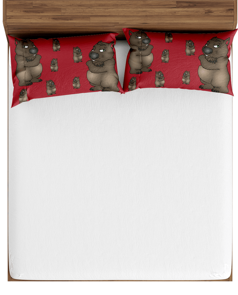 Wally Wombat Bed Pillows