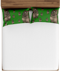 Wally Wombat Bed Pillows 2