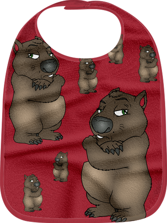 Wally Wombat Bibs - fungear.com.au