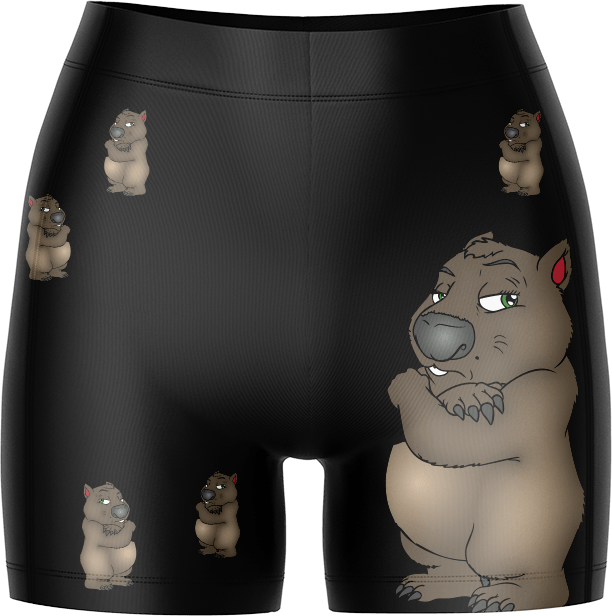 Wally Wombat Chamois Bike Shorts