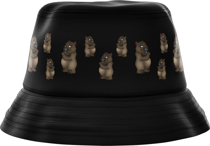 Wally Wombat Bucket Hats