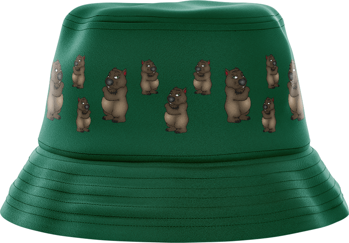 Wally Wombat Bucket Hats - fungear.com.au