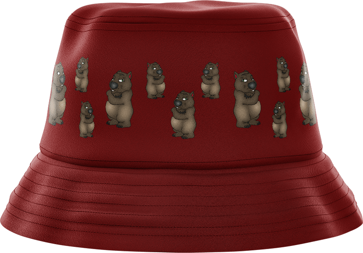 Wally Wombat Bucket Hats - fungear.com.au