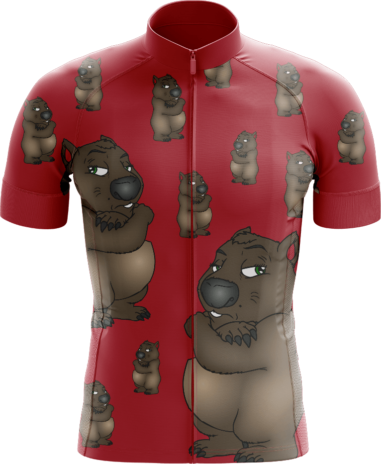 Wally Wombat Cycling Jerseys - fungear.com.au