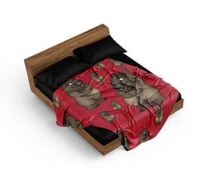 Wally Wombat Doona Cover - fungear.com.au