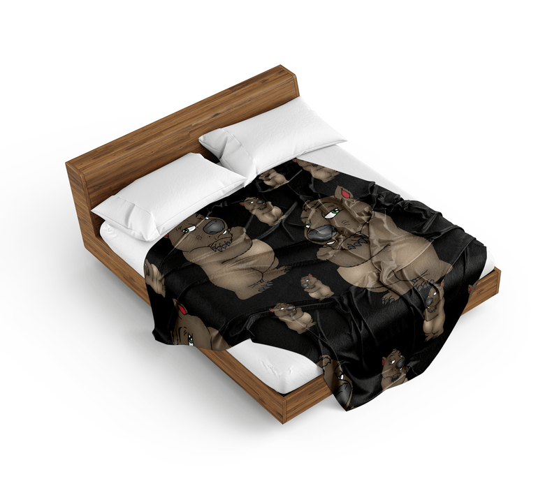 Wally Wombat Doona + Pillow