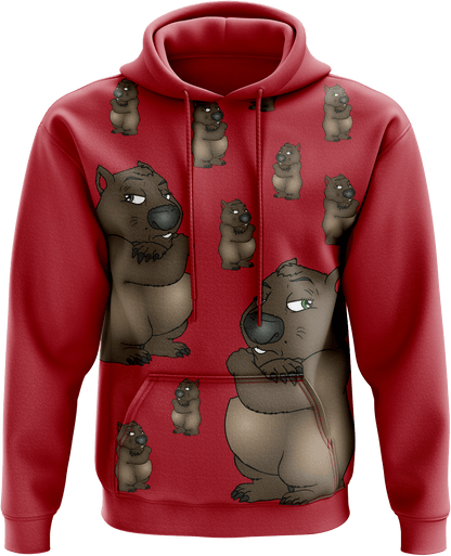 Wally Wombat Hoodies - fungear.com.au