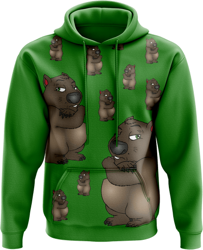 Wally Wombat Hoodies - fungear.com.au