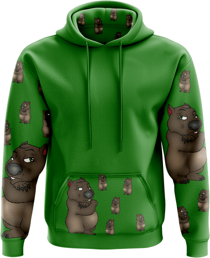 Wally Wombat Hoodies - fungear.com.au