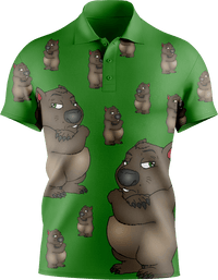 Wally Wombat Men's Short Sleeve Polo 4