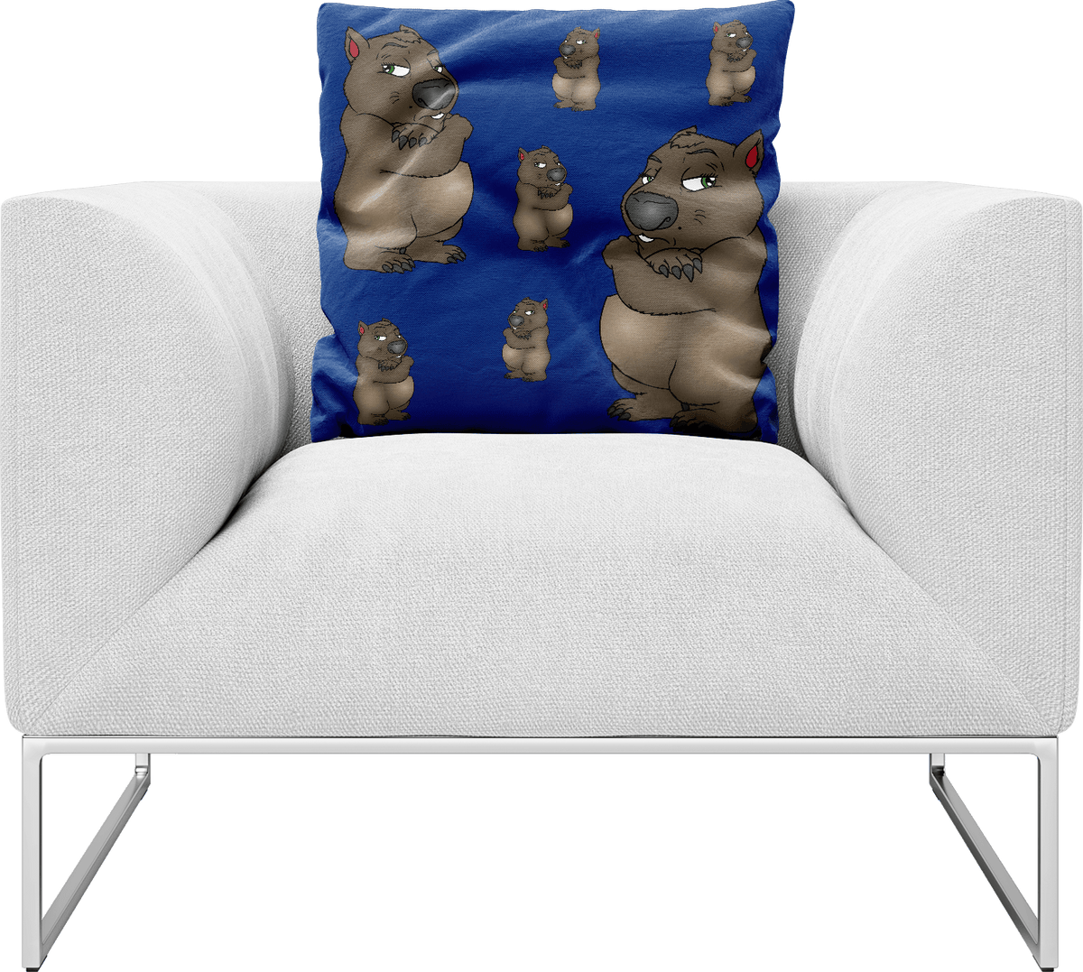 Wally Wombat Pillows Cushions