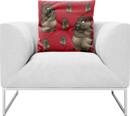 Wally Wombat Pillows Cushions - fungear.com.au