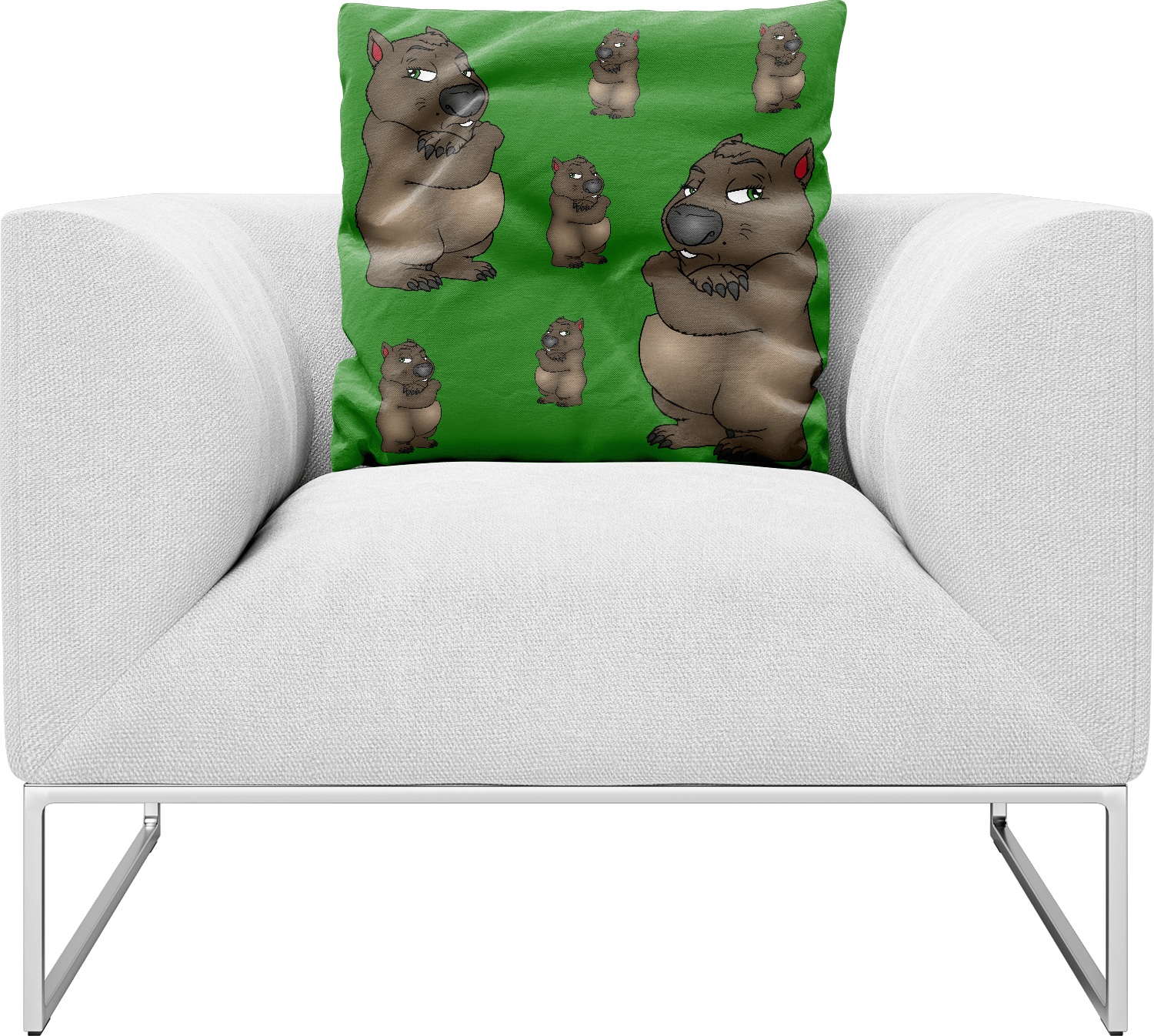 Wally Wombat Pillows Cushions - fungear.com.au