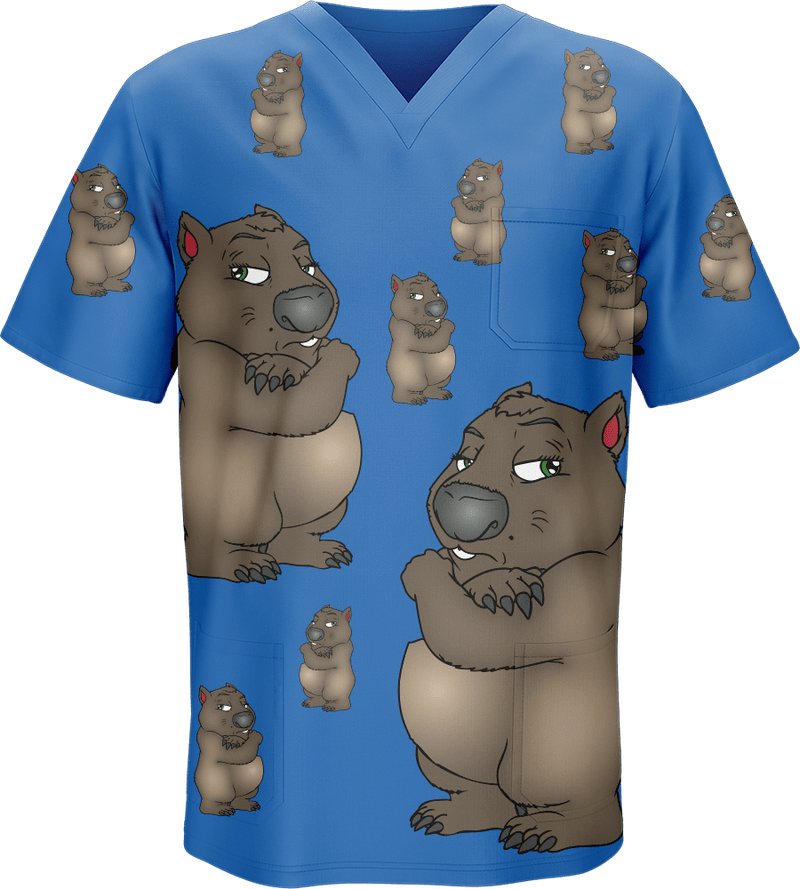 Wally Wombat Scrubs
