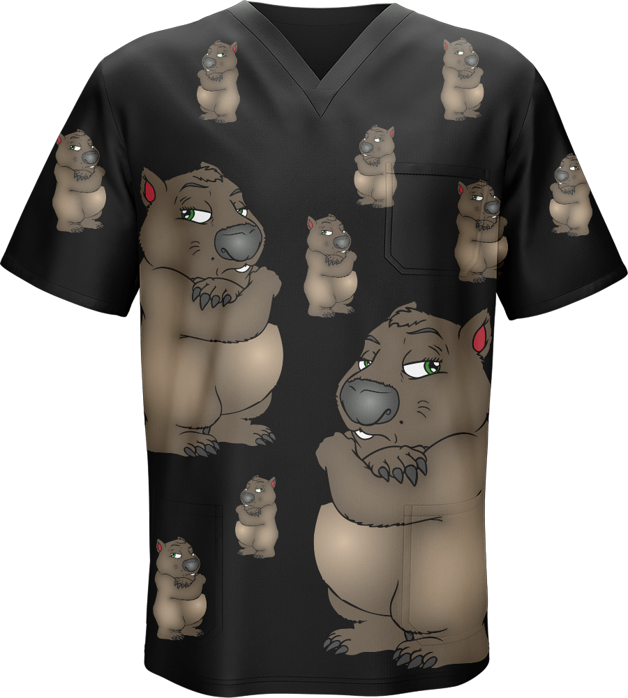 Wally Wombat Scrubs - fungear.com.au