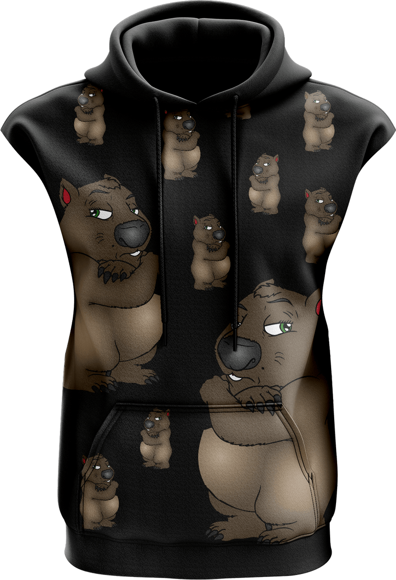 Wally Wombat Sleeveless Hoodie