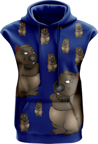 Wally Wombat Sleeveless Hoodie 4