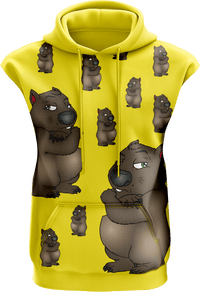 Wally Wombat Sleeveless Hoodie 6
