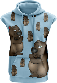 Wally Wombat Sleeveless Hoodie 5