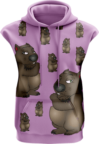Wally Wombat Sleeveless Hoodie 7