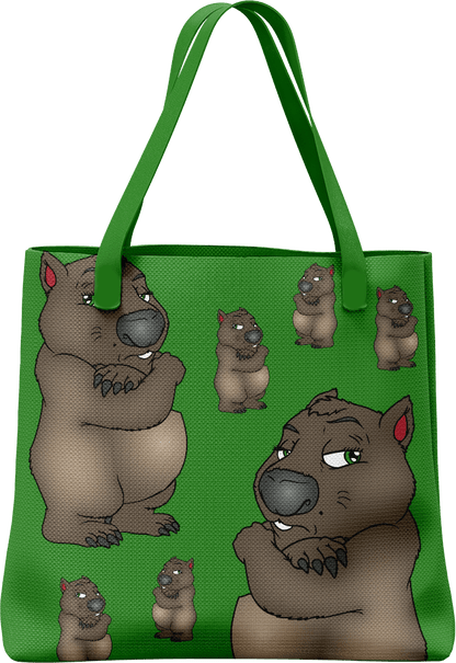 Wally Wombat Tote Bag - fungear.com.au