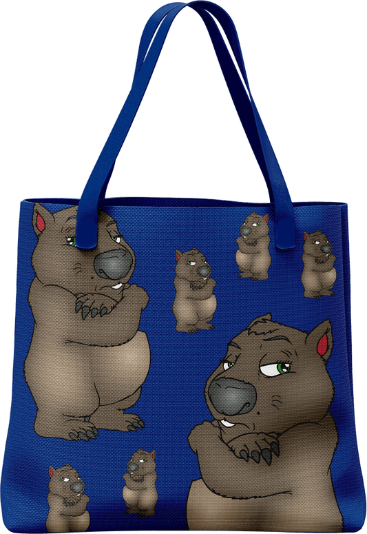 Wally Wombat Tote Bag - fungear.com.au