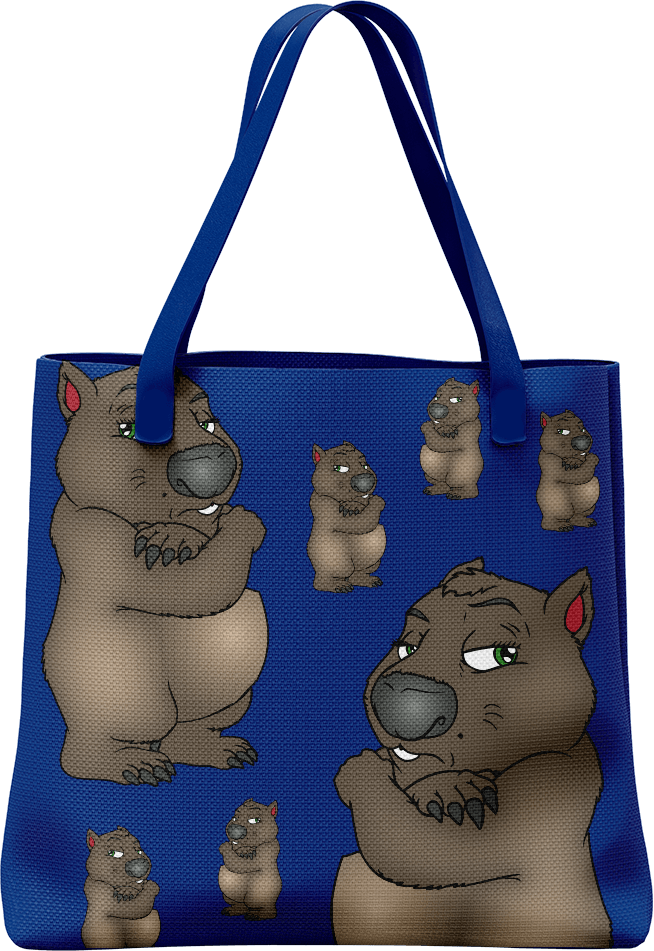 Wally Wombat Tote Bag