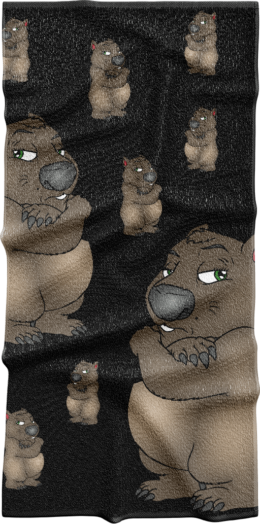 Wally Wombat Towels