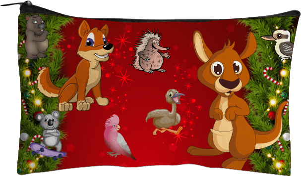 Xmas Jumbo Pencil Case