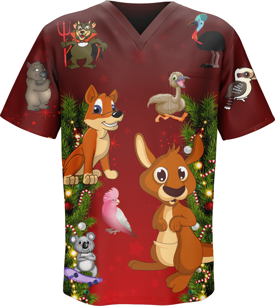 Xmas Scrubs - fungear.com.au