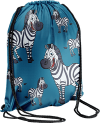 Ziva Zebra Back Bag 1