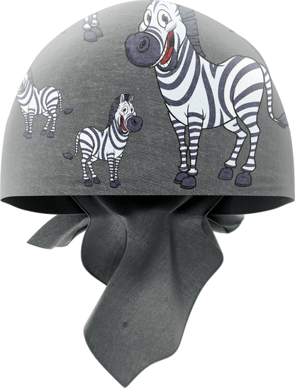 Ziva Zebra Bandannas - fungear.com.au