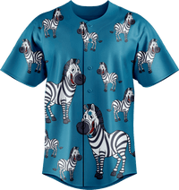 Ziva Zebra Baseball Jerseys 1