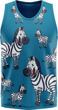 Ziva Zebra Basketball Jersey 3