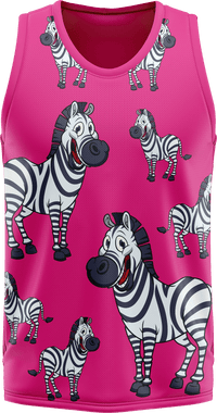 Ziva Zebra Basketball Jersey 1