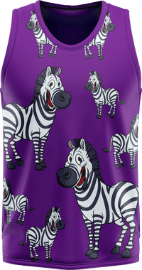 Ziva Zebra Basketball Jersey 4