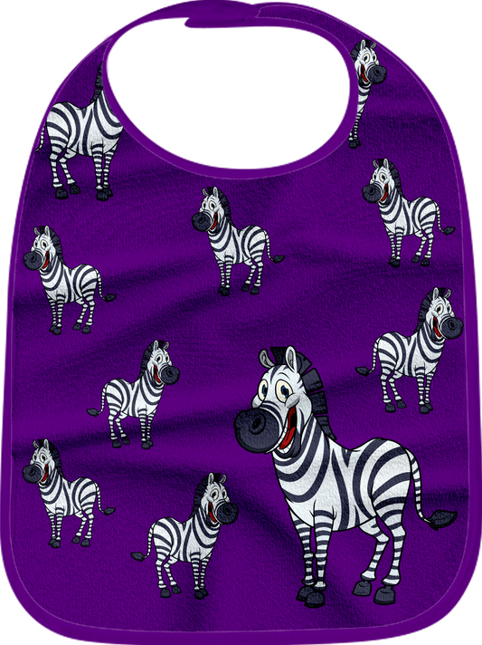 Ziva Zebra Bibs - fungear.com.au