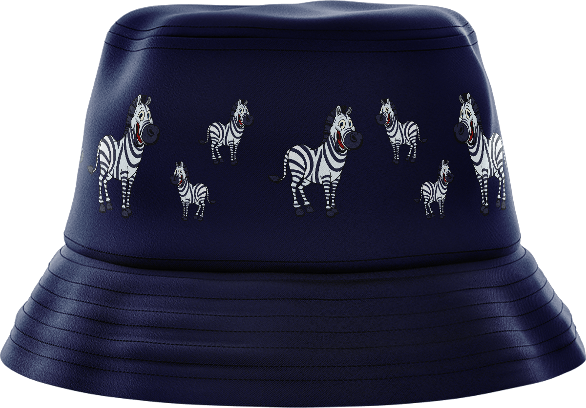 Ziva Zebra Bucket Hat - fungear.com.au