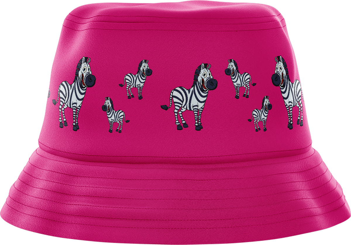 Ziva Zebra Bucket Hat - fungear.com.au