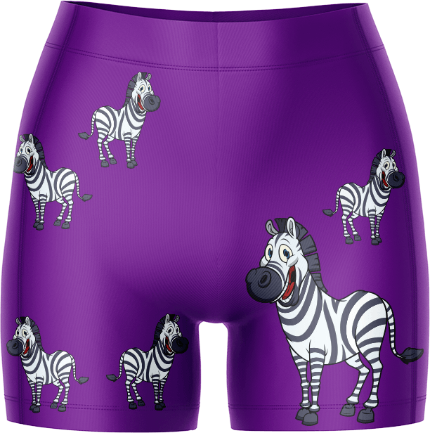 Ziva Zebra Chamois Bike Shorts - fungear.com.au