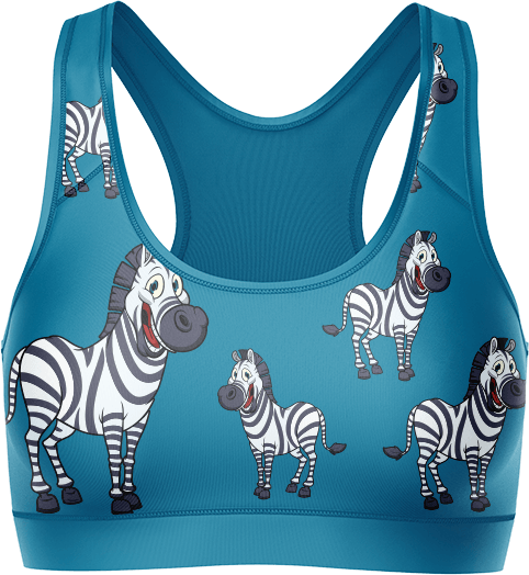 Ziva Zebra Crop Top Clearance