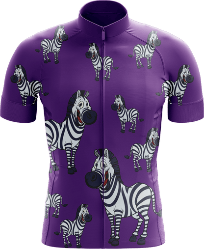 Ziva Zebra Cycling Jerseys - fungear.com.au