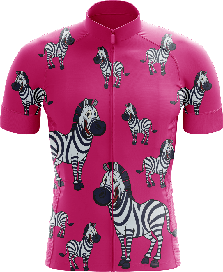 Ziva Zebra Cycling Jerseys - fungear.com.au