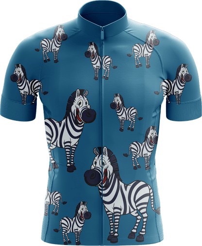 Ziva Zebra Cycling Jerseys - fungear.com.au