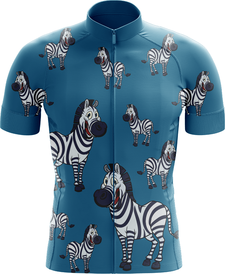 Ziva Zebra Cycling Jerseys