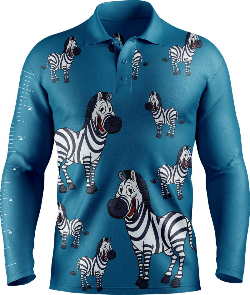Ziva Zebra Fishing Shirts
